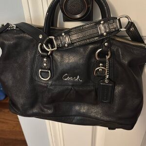 Coach Satchel in black.excellent condition